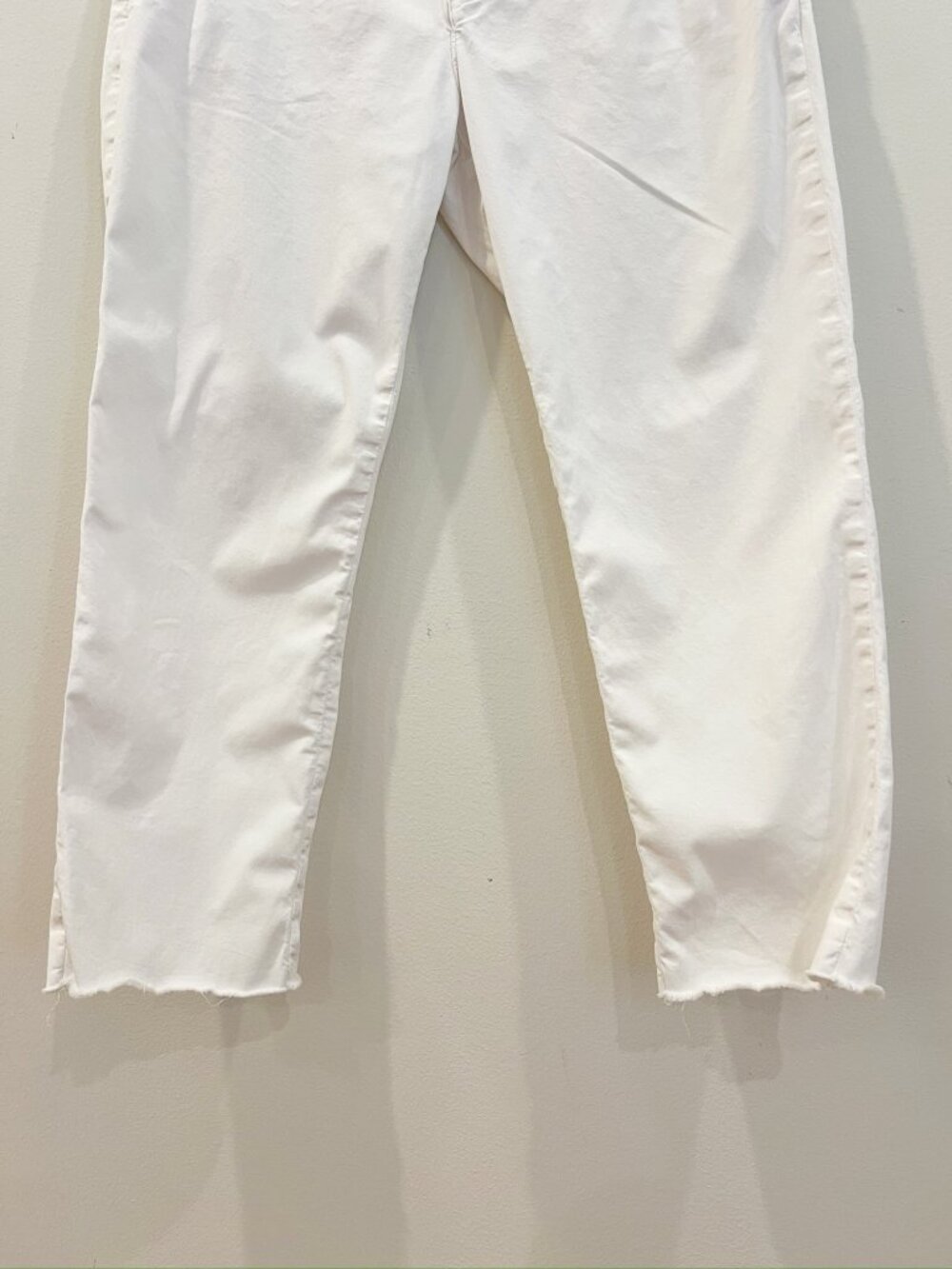 Frank Eileen Wicklow Pants Womens 10 Blackstone Chalk The Italian Chino Casual - Picture 4 of 11